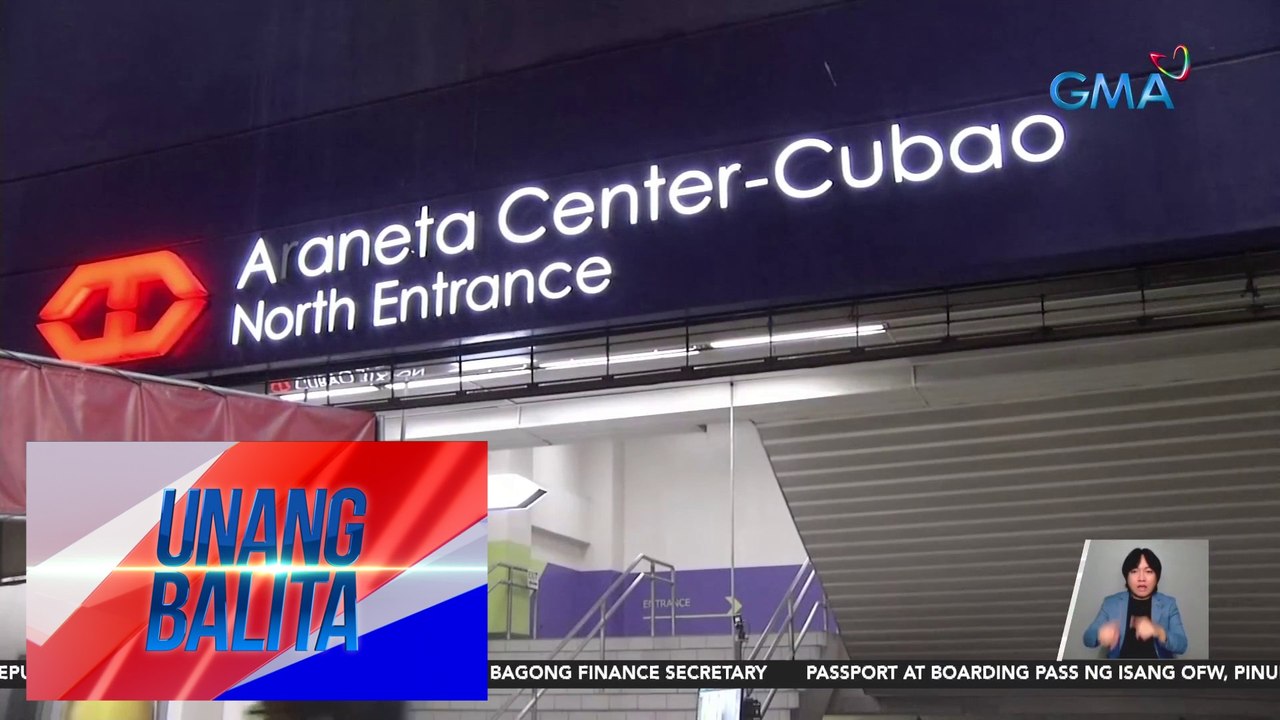 Mga pasahero ng LRT-2 Cubao Station, pinapipila na | UB