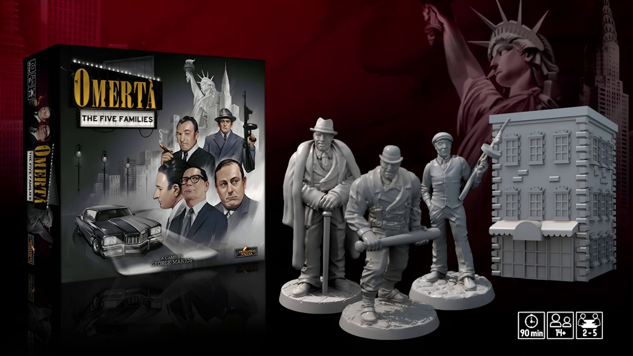 OMERTÀ: THE FIVE FAMILIES - Fight for control and dominion over the gritty underworld of 20th-century New York City