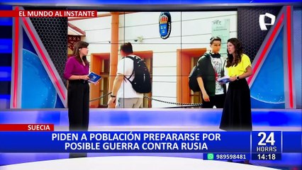 Suecia advierte a sus ciudadanos posible guerra contra Rusia
