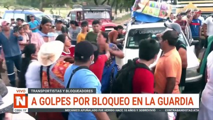 golpes en bloqueo en la guardia con unidad movil