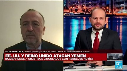 Gilberto Conde: "Hutíes aseguraron que atacarán barcos de EE. UU. y Reino Unido en el mar Rojo"