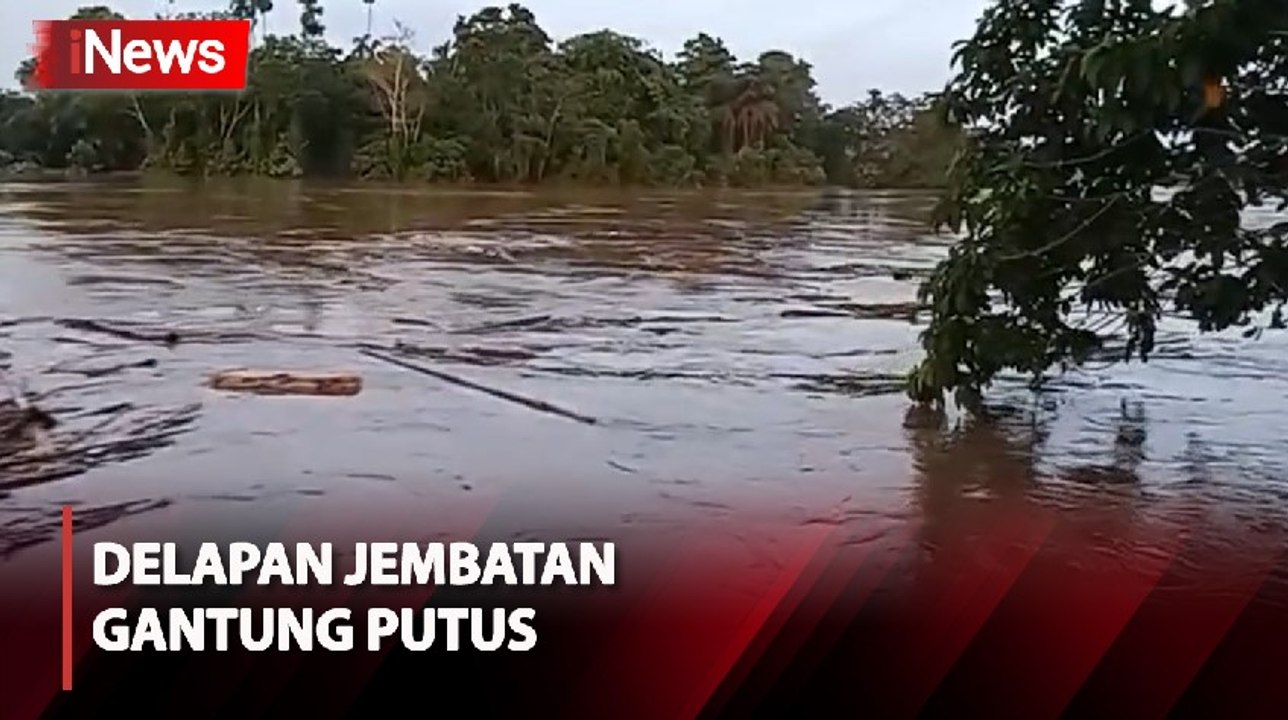 20 Ribu Rumah di Musi Rawas Utara Terendam Banjir Bandang, 8 Jembatan Gantung Putus