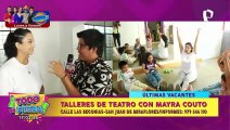 SJM: Mayra Couto reaparece y nos presenta su taller de actuación