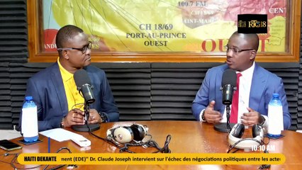#HAITI|DEKANTE|Dr. Claude Joseph, Coord.du parti"EDE"