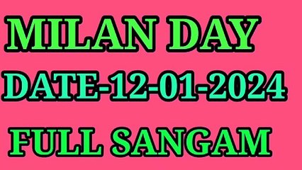 MILAN DAY 12-01-2024 free otc satta matka 100% Fixx single ank tricks MILAN DAY Don't miss