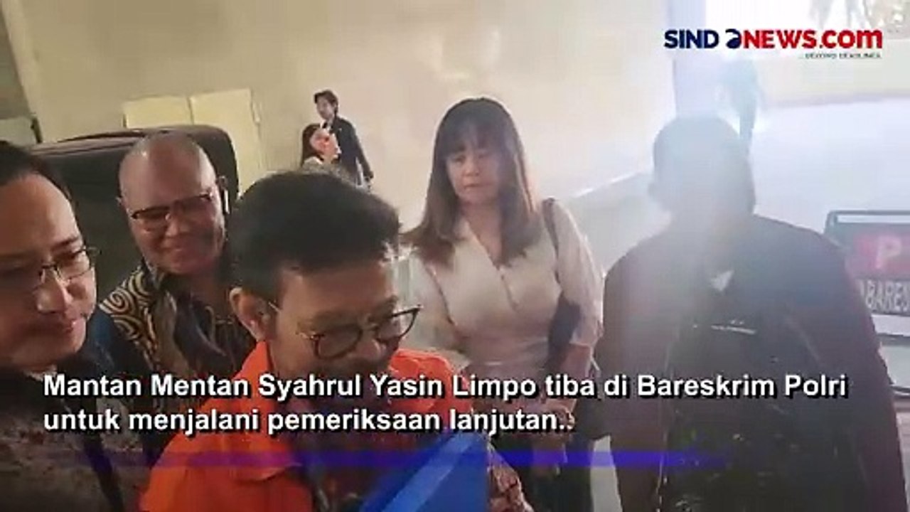 Kasus Pemerasan oleh Firli Bahuri, SYL Jalani Pemeriksaan Lanjutan di Bareskrim
