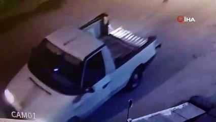 Hırsızlık zanlısı önce kameraya sonra polise yakalandı