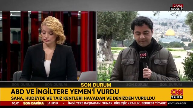 Son dakika haberi: ABD ve İngiltere'den Yemen'e hava saldırısı! Başkent Sana'da patlama sesleri duyuldu