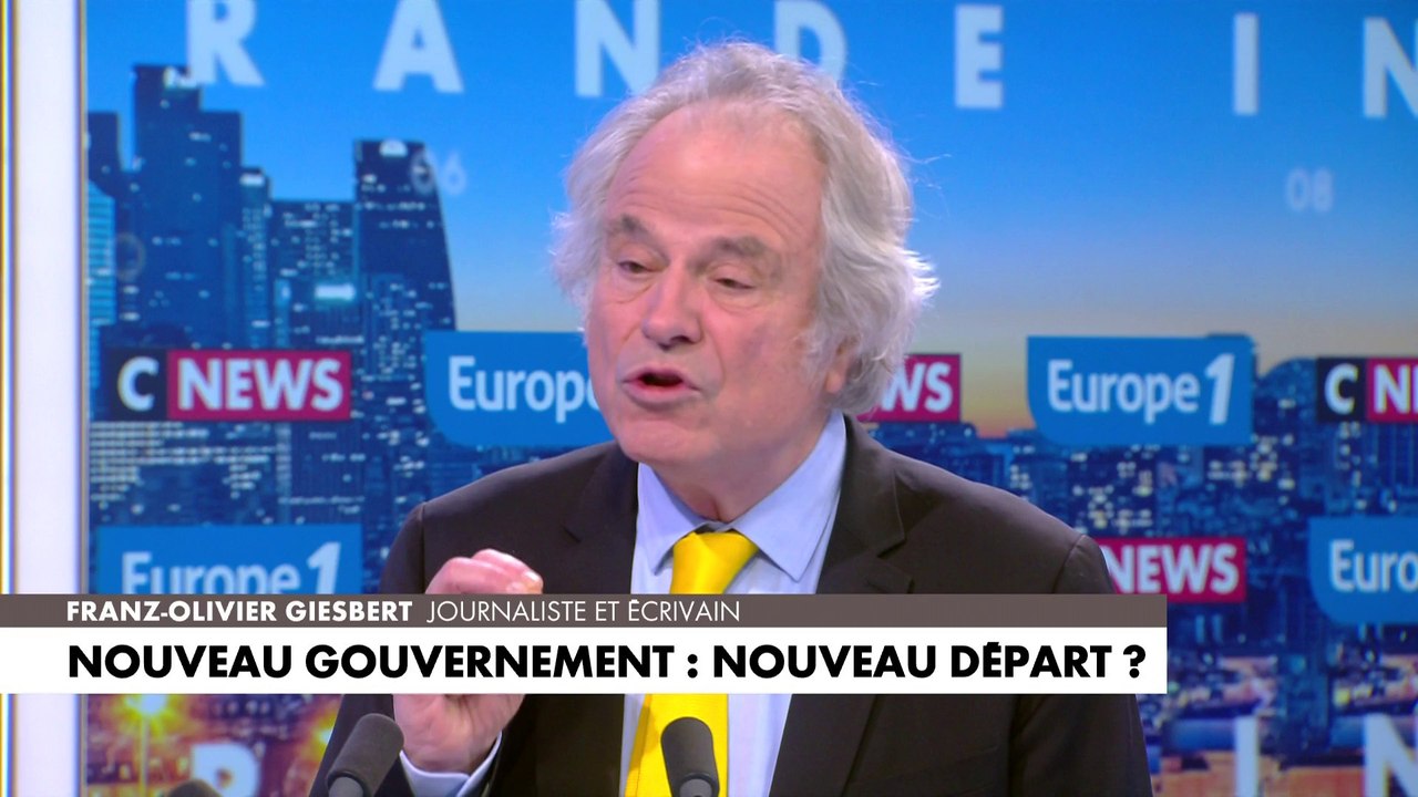 Franz-Olivier Giesbert : «On ne peut pas lui enlever des qualités de leader. C'est un très bon politique. Ça se voit depuis le début»