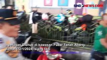 Razia Parkir Liar, Pengemudi Ojek Kocar Kacir di Pasar Tanah Abang