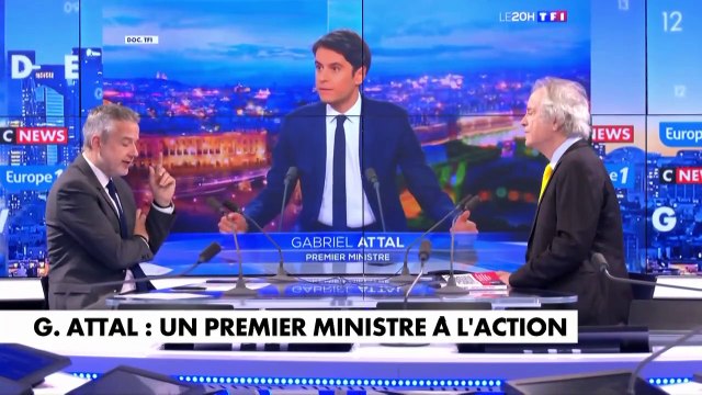 Remaniement : «Gabriel Attal, c'est un très bon coup politique», estime Franz-Olivier Giesbert
