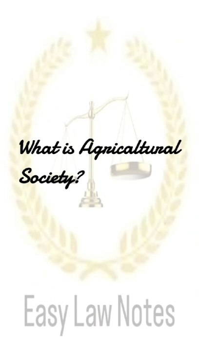 Agricaltural Society