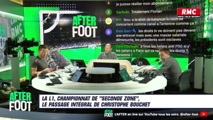 La L1, championnat de "seconde zone", le passage intégral de Christophe Bouchet
