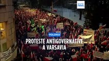 Polonia: maxi protesta contro il governo di Donald Tusk