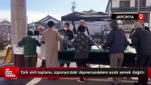 Türk sivil toplumu Japonya'daki depremzedelere sıcak yemek dağıttı