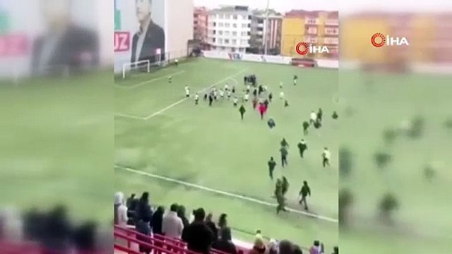 U14 A Ligi maçında futbolcular ve teknik direktör darp edildi