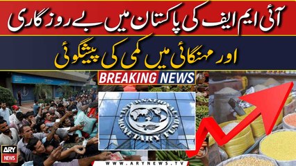 IMF ki Pakistan mein be-rozgari aur mehngai mein kami ki peshgoi