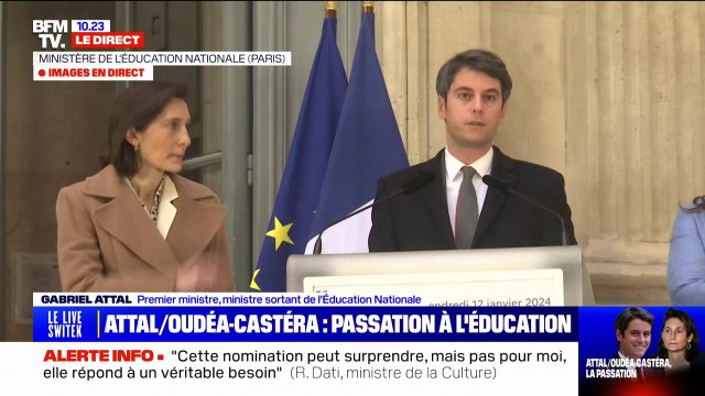 Gabriel Attal: L'école est le trésor inestimable de notre République