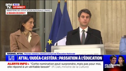 Gabriel Attal: "L'école est le trésor inestimable de notre République"