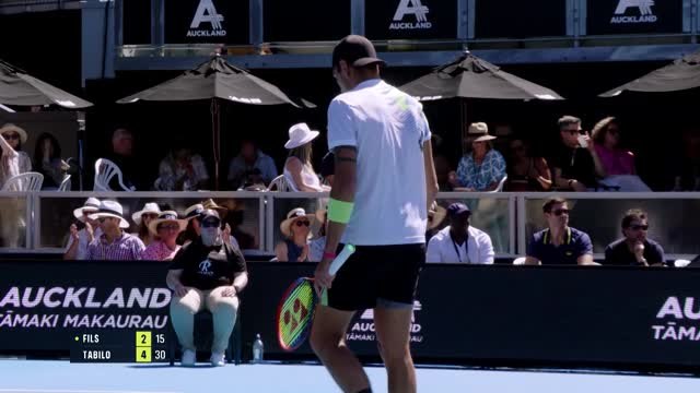 Auckland - Tabilo prive Fils de finale