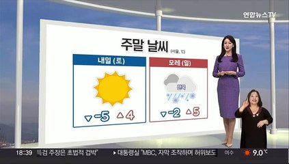 [생활날씨] 주말 공기 깨끗…내일 맑고 큰 추위 없어