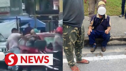 Elderly driver with brake problem beaten for causing accident in Semenyih