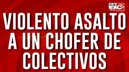 Lo golpearon, le robaron el colectivo y terminaron chocando contra un árbol