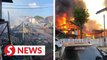 Seven houses destroyed by fire in Kota Baru