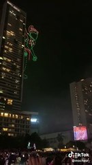 New Year's Eve was celebrated with 4,500 drones and firework