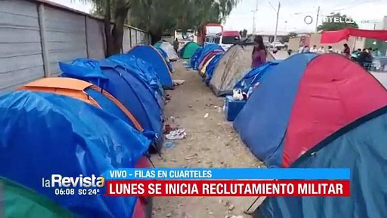 El lunes comienza el reclutamiento militar y las filas  rebasan las puertas de cuarteles desde hace una semana