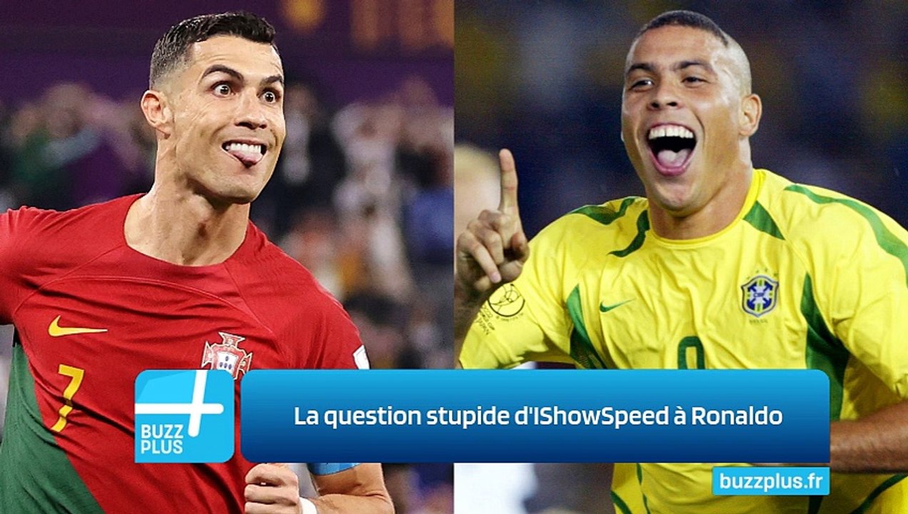 La question stupide d'IShowSpeed à Ronaldo