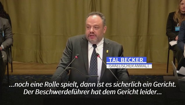 Israel nennt Völkermord -Vorwurf völlig verzerrt