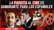 Manuel Llamas saca a la luz cómo las subvenciones al cine duplican a los ingresos en taquilla