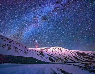 Bitlis'ten yıldızlar altında muhteşem manzaralar