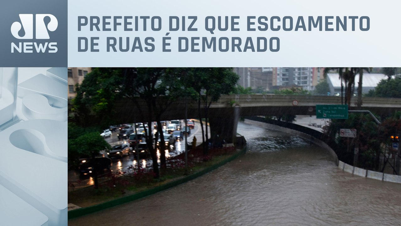 Ricardo Nunes vê queda no número de alagamentos em São Paulo