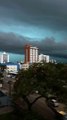 Imagens impressionantes mostram chegada de temporal em Joinville
