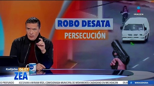 Robo desata persecución en Cuautitlán Izcalli, Estado de México