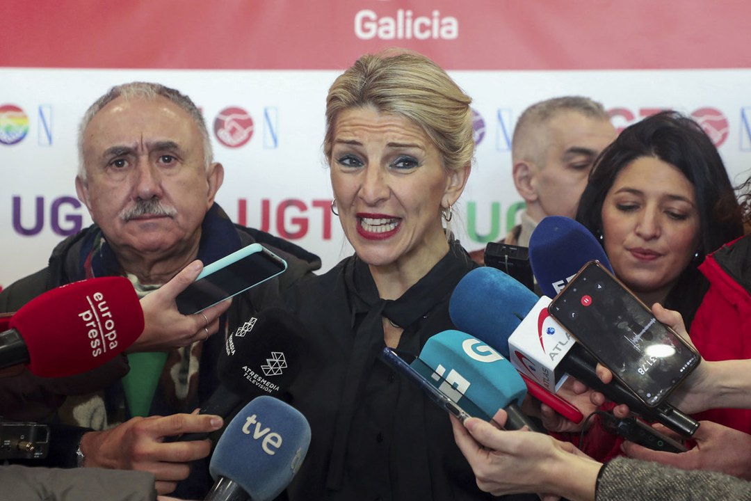 Yolanda Díaz lamenta la "actitud de la patronal" por descolgarse del acuerdo para subir el SMI