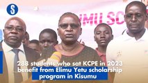 288 students who sat KCPE in 2023 benefit from Elimu Yetu scholarship program in Kisumu