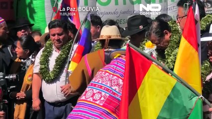 شاهد: الرئيس البوليفي يشارك في احتفالات اليوم الوطني لأوراق الكوكا