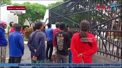 Desak Kepastian Proyek Pembangunan LSM KPK Nusantara & LSM Geger Banten Unjuk Rasa di KP3B Banten