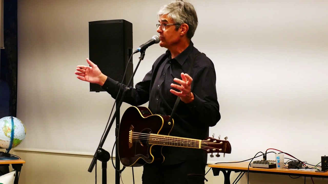 Koncerto de JoMo el la Zamenof-Festo en Lodève la 14an de decembro 2023