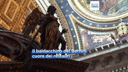 Verso il Giubileo 2025: restauro del baldacchino di San Pietro