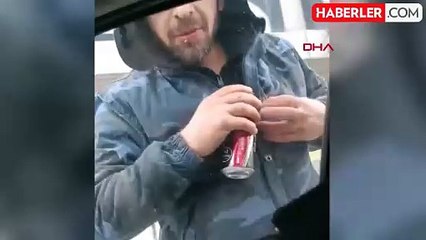 Sürücü Adayına Tehditler Savuran Kişi Kameralara Yansıdı