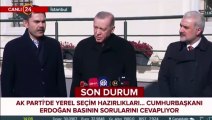 Cumhurbaşkanı Erdoğan ve Murat Kurum arasında geçen diyalog kameralara yansıdı