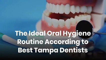 The Ideal Oral Hygiene Routine According to Best Tampa Dentists