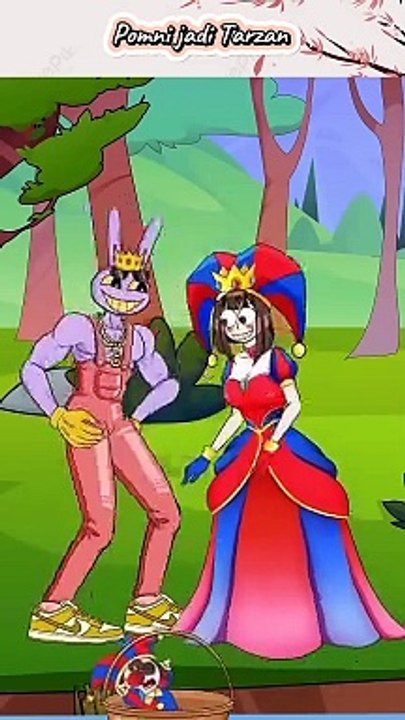 Pomni becomes Tarzan #skibiditoilet#funny#shorts#viral#fyp#sakura#minecraft#roblox