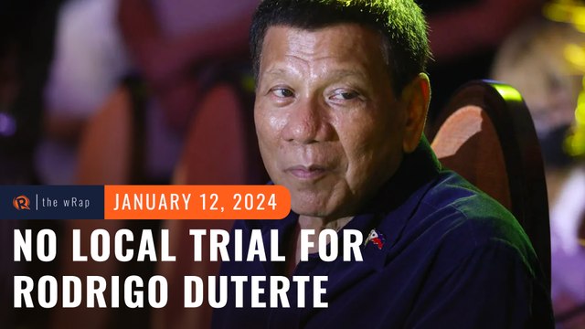 No local trial for Rodrigo Duterte as QC prosecutors junk grave threat suit