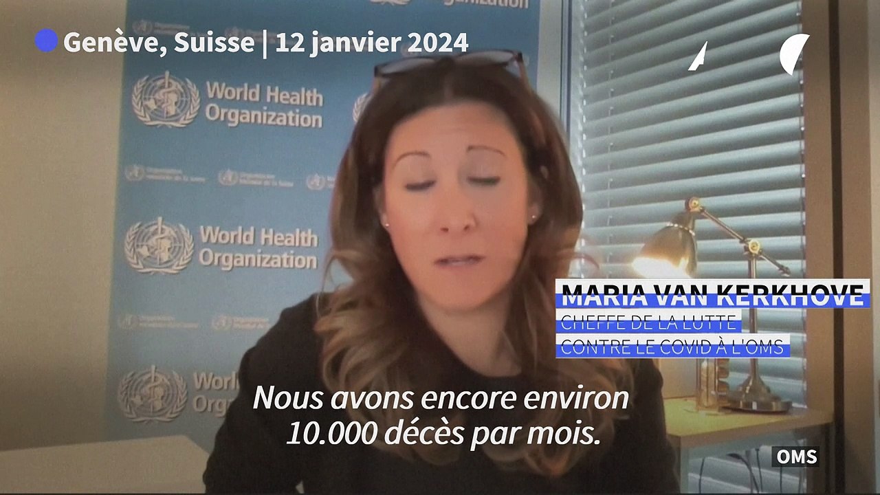 Covid: "Nous avons encore environ 10.000 décès par mois" (OMS)