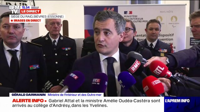 Gérald Darmanin: Je suis très honoré d'être confirmé comme ministre de l'Intérieur